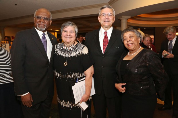 County executive Charlie Dooley, Sr. Toni Temporiti, John Temporiti, Sandra Dooley